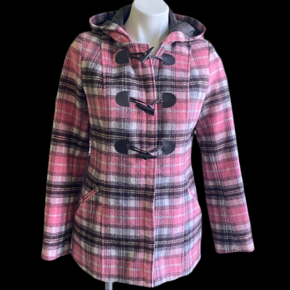 Plaid Hooded Jacket*